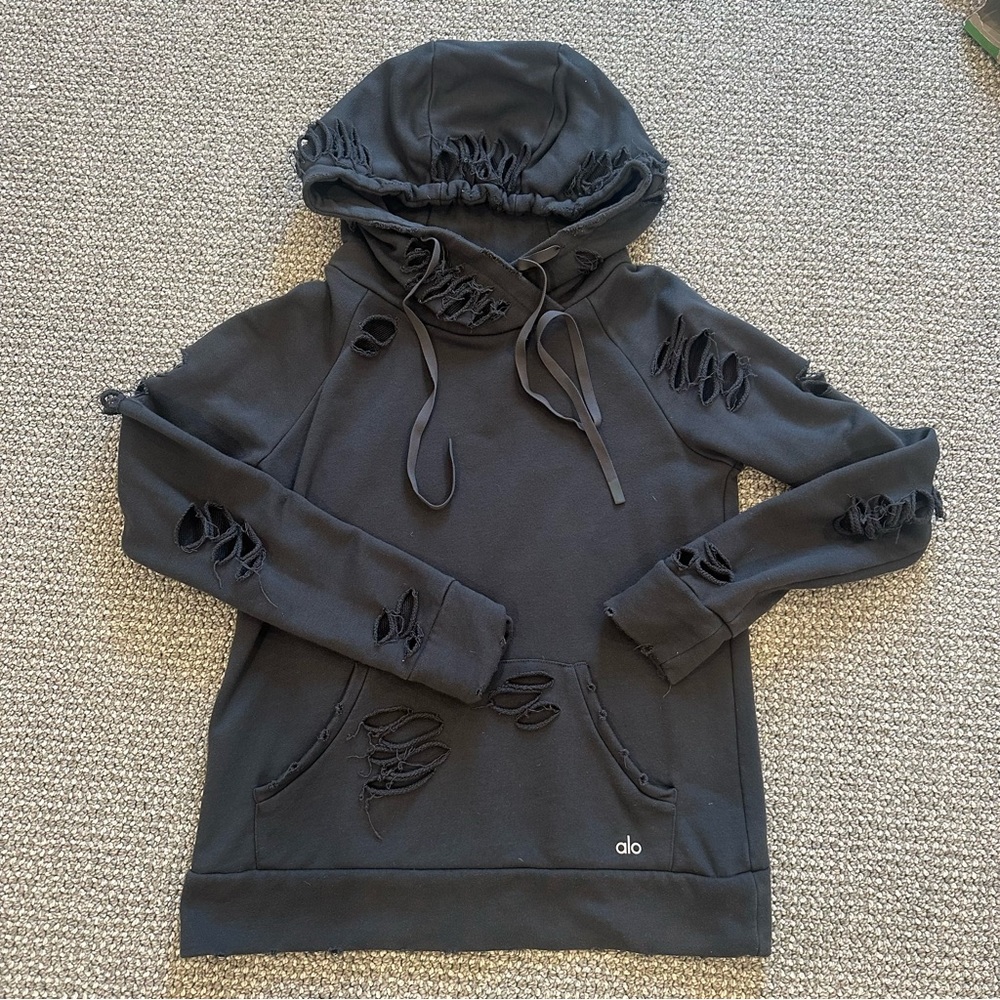 Alo Distressed Hoodie